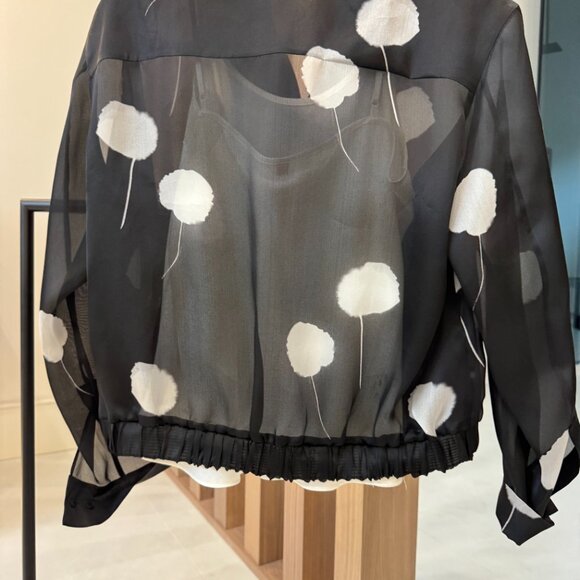 Akris bomber jacket with zipper. New - Picture 2 of 4